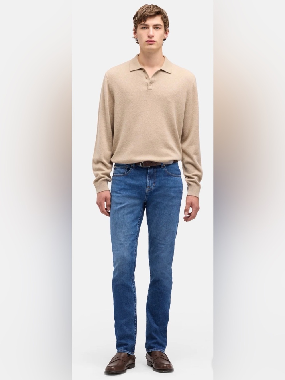 7 For All Mankind SLIMMY in Cashmere Denim Jeans 30x32